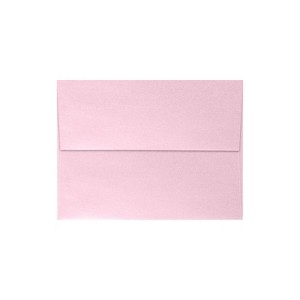 LUX A7 Invitation Envelopes 5 1/4 x 7 1/4 50/Box Rose Quartz Metallic 5380-04-50 - 1 of 4