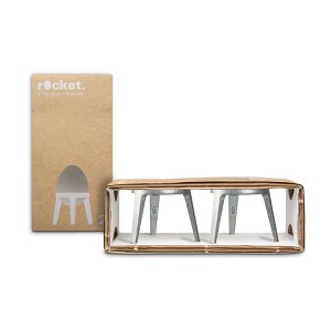 Brainstream Rocket Tripod Egg Cup Gift Set (2-Piece, Silver) - 1 of 1