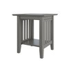 AFI Furnishings Mission End Table Set of 2 AG - 3 of 4