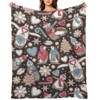 DSANE Penguin Christmas Gingerbread Christmas Throw Blanket Soft Fleece Christmas Blanket Cozy Flannel Throw for Couch Bed - 2 of 4