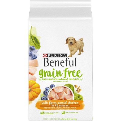 Purina Beneful Grain Free with Farm-Raised Chicken Dry Dog Food