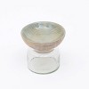 Gulches Natural Bowl-Shaped Glass 4 Inch Decorative Bowls 1 Pack - 4 of 4