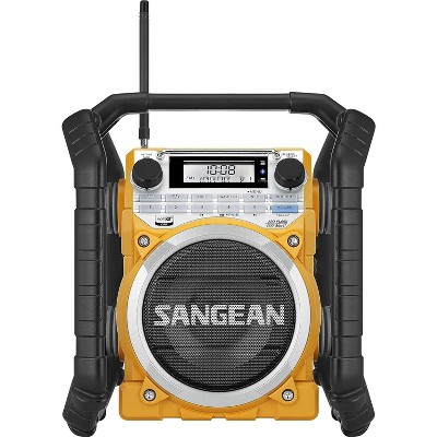 Sangean U4 AM/FM-RBDS/Weather Alert/Bluetooth/Aux-in Ultra Rugged Rechargeable Digital Tuning Radio (Yellow)