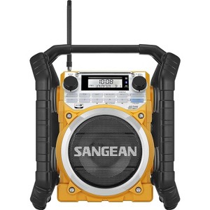 Sangean U4 AM/FM-RBDS/Weather Alert/Bluetooth/Aux-in Ultra Rugged Rechargeable Digital Tuning Radio (Yellow) - 1 of 4