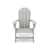 Dark Gray Adirondack Chair ¨C Premium HDPE Poly Lumber for Pool, Patio, and Garden Elegance - 4 of 4