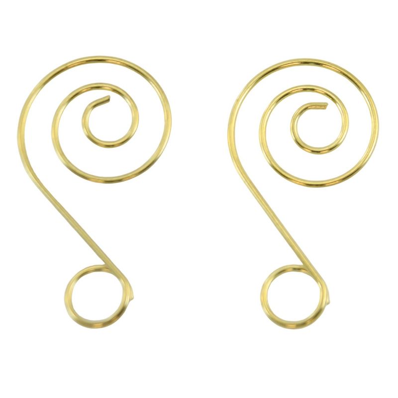 Kurt S. Adler 1.25 In Gold Ornament Hooks Hanger Display Ornament Hooks And Spinners, 3 of 4