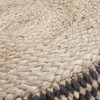 NicBex Chic Round Braided Pouf Ottoman Multicolored Footstool for Living Room, Bedroom,Natural - 3 of 4