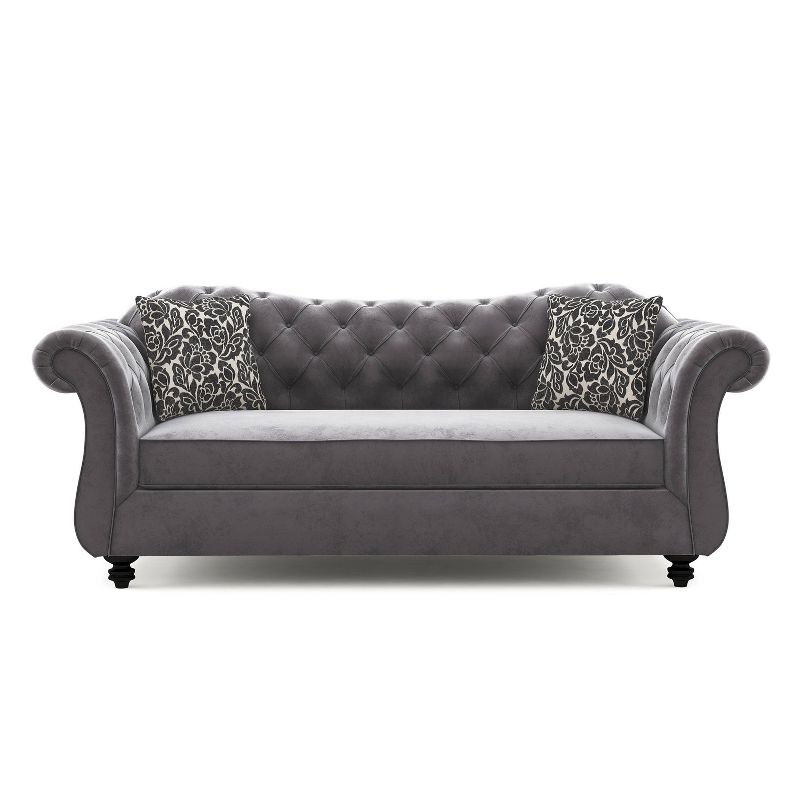 Brushwood Button Tufted Sofa - HOMES: Inside + Out, 1 of 10