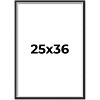 PosterPalooza | Flat Silver Picture Frame - UV Acrylic, Foam Board Backing, Hanging Hardware - 2 of 4