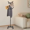 YIYIBYUS Industrial Coat Rack, Metal Pipe Coat Rack Stand Freestanding with 6 Hooks for Entryway, Hallway, Bedroom - 2 of 4