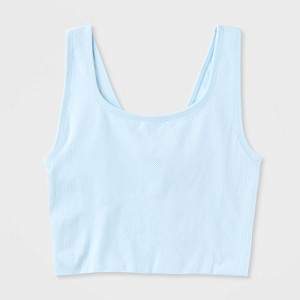 Women's Seamless Cropped Tank Top - All In Motion™ - 1 of 3