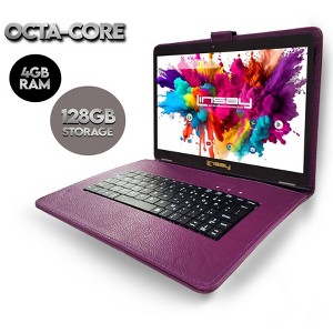 LINSAY 10.1"Octa Core 128GB Storage Android 15 Tablet with Black Style Keyboard and Premium Application Pack Offers INCLUDING : Office Suite - 1 of 4