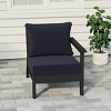 WestinTrends  Avalon Outdoor Patio HDPE Right Arm Facing Sectional Corner Club Chair with Patio Cushions - 2 of 4