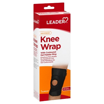 Leader Neoprene Knee Wrap 1 ea