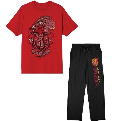 Harry Potter Gryffindor Seeker Men's Sleep Set