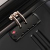 FonTOI 20"&24"&28" Luggage Sets 3 Pieces, Hardshell Expandable Luggages with Spinner Wheels, Gradient Color Travel luggage Sets, Black Multi, - 4 of 4