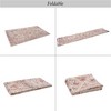SKRAN Machine Washable Area Rugs, Low-Pile, Non-Slip, Non-Shedding, Foldable, Kid & Pet Friendly for Living Room, Bedroom, Kitchen  (Beige) - 4 of 4