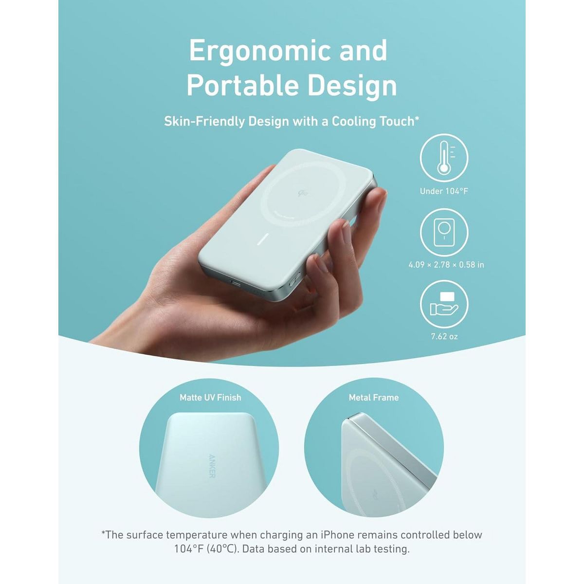 Anker MagGo Power Bank, Ultra-Slim 10,000mAh Magnetic Battery Pack - thumbnail 9