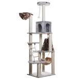Armarkat Classic Real Wood Cat Tree - Silver Gray