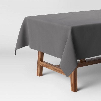 Gray rectangle clearance tablecloth