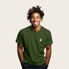 Dalix Ghost Embroidered Soft Cotton Short Sleeve T Shirt Mens - 3 of 4