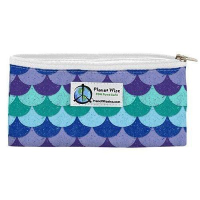 Planet Wise Reusable Zipper Snack Bag - Mermaid Tail, Purple