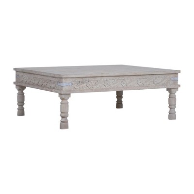 Maven Lane Emin Handmade Heritage Wooden Rectangular Coffee Table