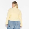 Women's Ribbed Crewneck Cardigan - Wild Fable™ - 3 of 3