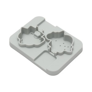 Unique Bargains Ice Pop Mould Double Mini Dinosaur Shape Comes with Plastic Stick Hand Washable 4.72"x3.62"x0.83" 1 Pc - 1 of 4