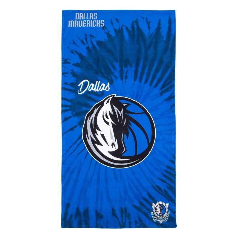 NBA Dallas Mavericks Pyschedelic Beach Towel, 1 of 7