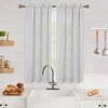 Small Window Curtains Kitchen Curtains with Rod Pocket Farmhouse Curtains Solid Curtains for Bathroom Cafe Window Bedroom Dining Room Light Filtering - 4 of 4