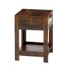 NicBex 15.75" Rattan End Table with Drawer,Modern MDF Nightstand,Side Table for Living Room,Bedroom - 4 of 4