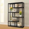 UbMelt 6-Tier Book Shelf Freestanding 69 Inch Bookcase with Staggered Shelves for Living Room,Bedroom,Office - 2 of 4