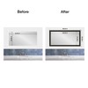 Amanti Art Mirror Makeover Bathroom Mirror Frame Border Kit - Fully Assembled Peel and Stick Frame - Mirror NOT Included - Accent Bronze Narrow Trim - 4 of 4