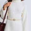 Unique Bargains Adjustable Waist Belt Beige 1 Pc - 2 of 4