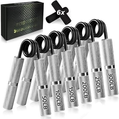 Adjustable Hand Gripper Set (50-300 lbs), Grip Strength Trainer for Forearm Workout & Rehabilitation