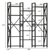 5 Tier Bookcase, Triple Wide Book Shelf for Living Room, 5 Shelf Bookcase for Living Room with 14 Open Book Shelves - 2 of 4