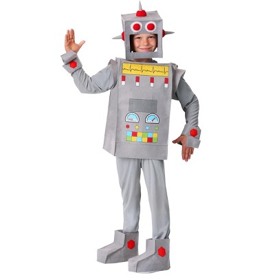 Halloweencostumes.com Large Robot Rascal Costume For Kids, Yellow/gray ...