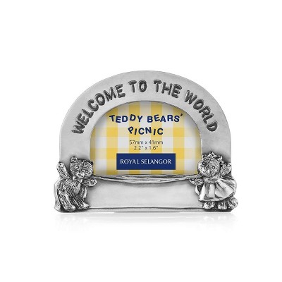 Royal Selangor Hand Finished Teddy Bears Picnic Collection Welcome Photoframe Gift