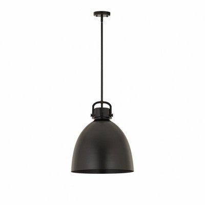 Newton Bell - 1 Light Pendant In Industrial Style-20.25 Inches Tall and 14 Inches Wide