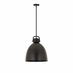 Newton Bell - 1 Light Pendant In Industrial Style-20.25 Inches Tall and 14 Inches Wide - 1 of 1