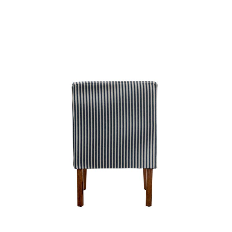 Armless Slipper Accent Chair Striped - WOVENBYRD, 3 of 10