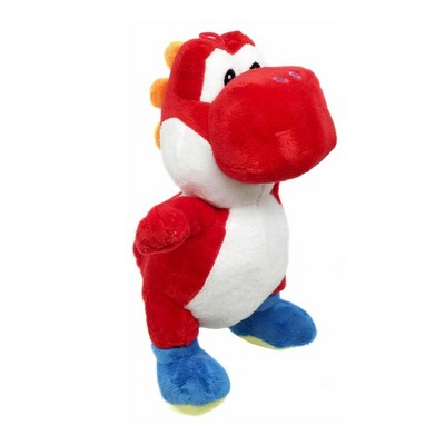 Johnny's Toys Super Mario 10.5 Inch Character Plush | Red Yoshi
