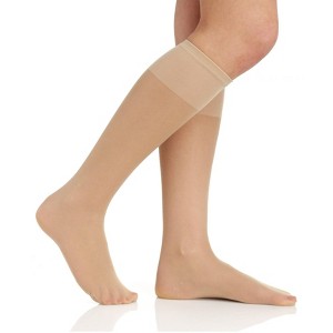 Berkshire 3 Pair Pack Sheer Support Knee High with Sandalfoot Toe - 6526 - 1 of 1