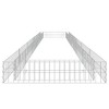vidaXL Gabion Raised Bed Silver Galvanized Steel Large Durable - 4 of 4