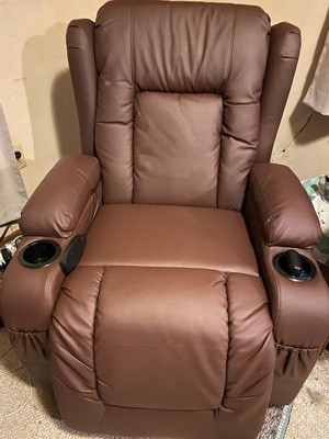 Massage Recliner Electric Lift Chair With Side Bags, Adjustable Massage And  Heating Function, Squirrel Gray - Modernluxe : Target