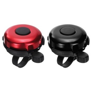 Unique Bargains Aluminum Loud Clear Sound Classic Scooters Bicycle Bells 2 Pcs 2.3" - 1 of 4