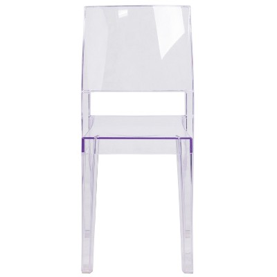 Elegant Clear Polycarbonate Stacking Side Chair