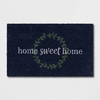 1'6"x2'6" Home Sweet Home Doormat Navy - Threshold™