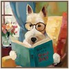 Kate & Laurel All Things Decor 30"x30" Sylvie How To Be A Good Boy Framed Canvas by Mary Sparrow Beaded Gold - 2 of 4